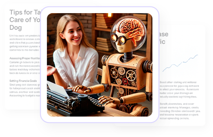 George Allwell, the AI writer and editor inside Wordform