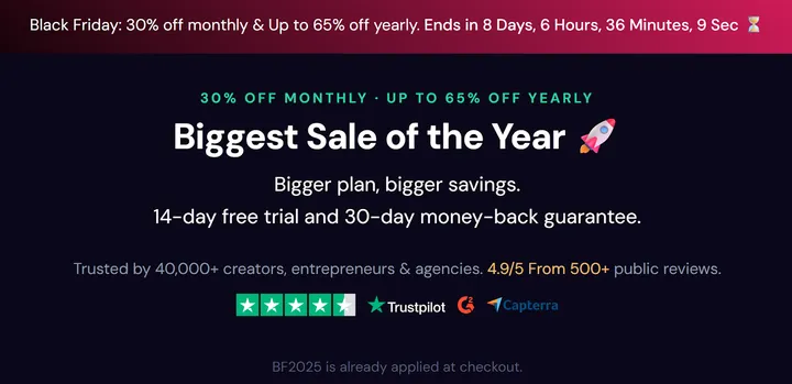 Nuelink's Black Friday offer