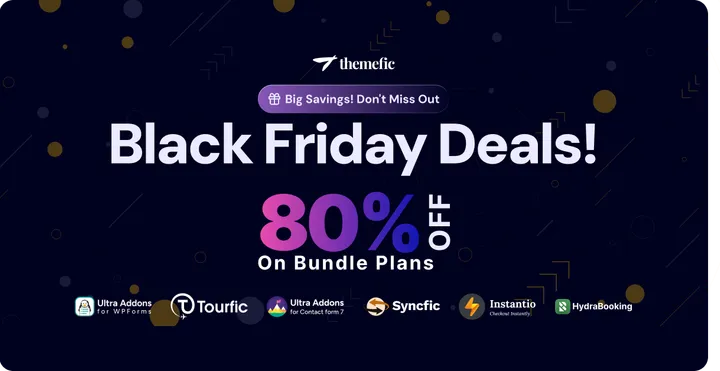 Themefic Bundle's Black Friday offer