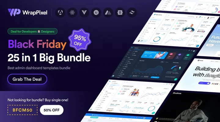 WrapPixel's Black Friday offer