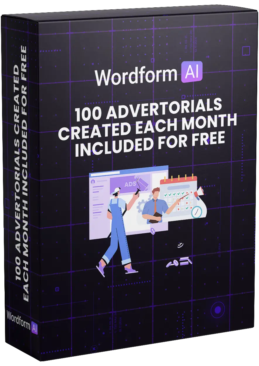 100 Free Monthly Advertorials